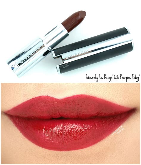 givenchy gransenbon lipstick review|givenchy le rouge review.